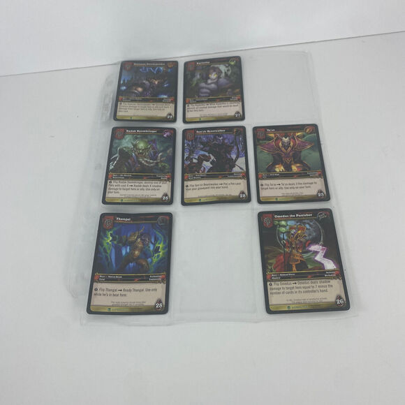 2006 World of Warcraft Cards Lot of 7 Azeroth WOW TCG CCG - Picture 10 of 10